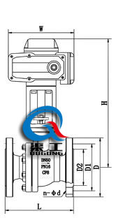 Q941M電動(dòng)高溫球閥 (配HR執行器)