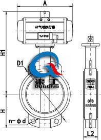 D671F/X氣動(dòng)對夾軟密封蝶閥